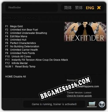 Hexfinder: Cheats, Trainer +13 [CheatHappens.com]