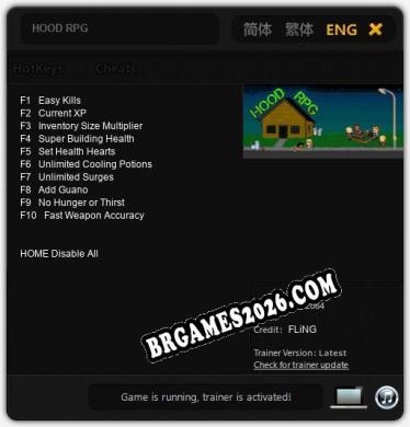 HOOD RPG: Trainer Completo (v2.0.39)