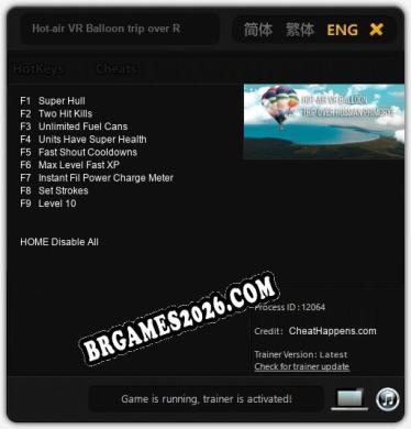 Hot-air VR Balloon trip over Russian Primorye: Trainer +9 [v1.9]