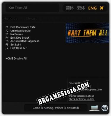 Trainer para Kart Them All [v1.0.6]