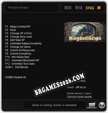 Cheats e trainer KingdomScape +13 [Verificado funcionando]