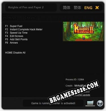 Knights of Pen and Paper 2 Trainer +6 by MrAntiFan [Última versão]