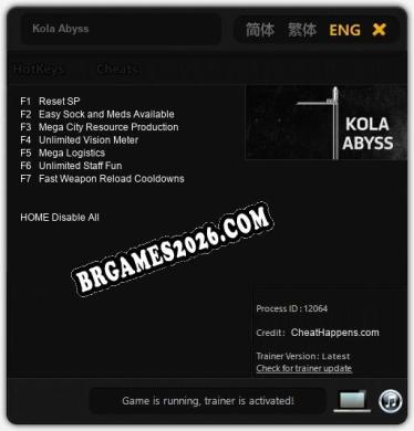Kola Аbyss: Trainer +7 [v1.5]