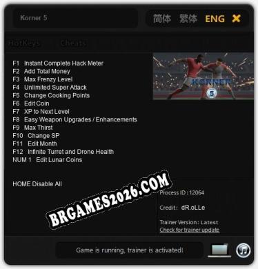 Korner 5: Trainer +13 [v1.2]