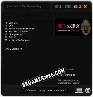 Labyrinth Of The Demon King Trainer - 7 funções [Download Gratuito]