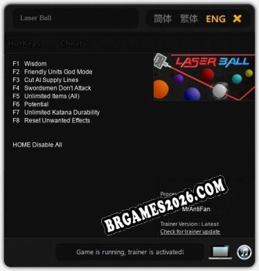 Laser Ball Trainer +8 by MrAntiFan [Última versão]