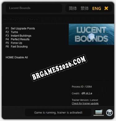 Lucent Bounds: Cheats, Trainer +6 [dR.oLLe]