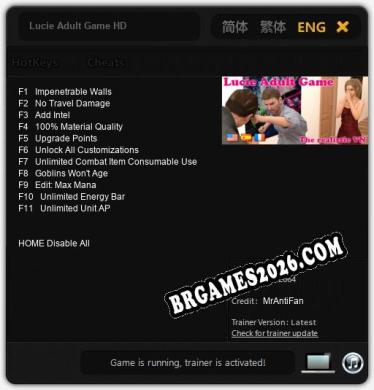 Lucie Adult Game HD: Trainer Completo (v2.0.94)