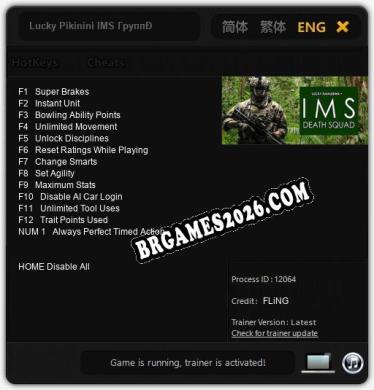 Lucky Pikinini IMS Группа смерти: Trainer +13 [v1.8]