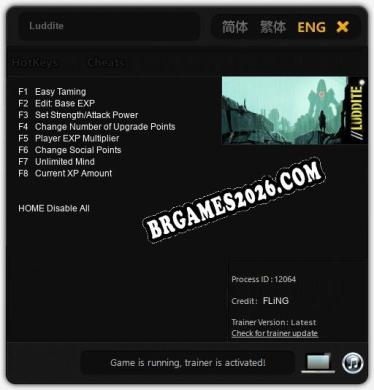 Luddite Trainer +8 by FLiNG [Última versão]