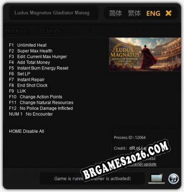 Ludus Magnatus Gladiator Manager Simulator: Trainer +13 [v1.1]