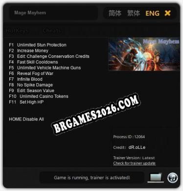 Mage Mayhem: Cheats, Trainer +11 [dR.oLLe]