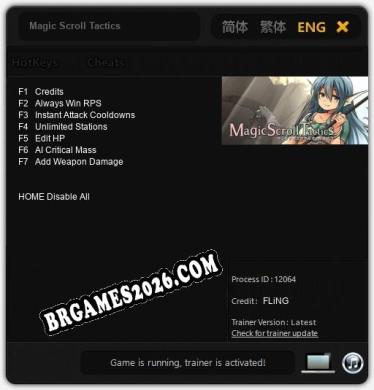 Trainer para Magic Scroll Tactics [v1.0.2]