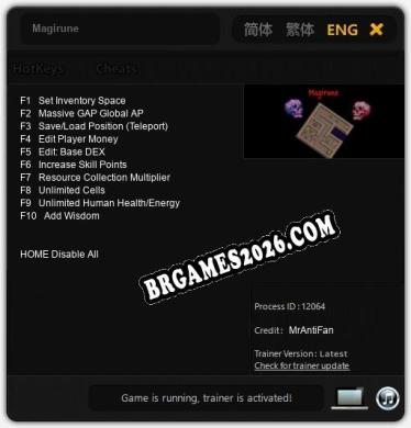 Magirune: Trainer +10 [v1.4]