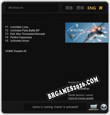 Metalstorm - Cheat Trainer +5 [Edição MrAntiFan]