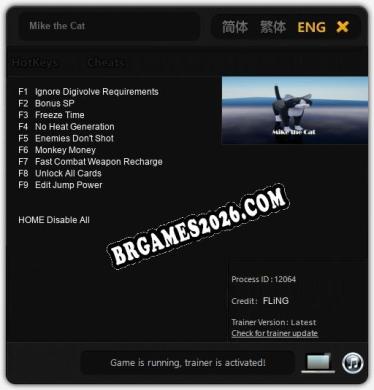 Mike the Cat - Cheat Trainer +9 [Edição FLiNG]