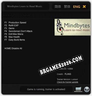 Mindbytes Learn to Read Music: TRAINER E CHEATS (V1.0.63)