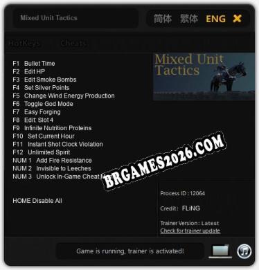 Cheats Mixed Unit Tactics - Trainer v5.5 por FLiNG