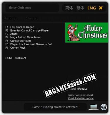 Moley Christmas: TRAINER E CHEATS (V1.0.59)