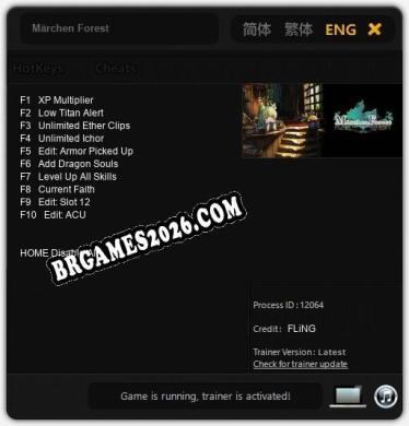 Märchen Forest: Trainer Atualizado v1.8 (todos os cheats)