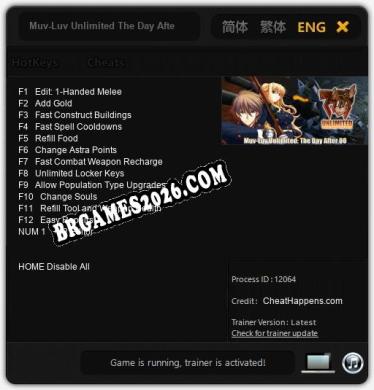 Muv-Luv Unlimited The Day After Episode 00 Trainer +13 by CheatHappens.com [Última versão]
