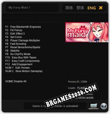My Furry Maid ? Trainer - 14 funções [Download Gratuito]