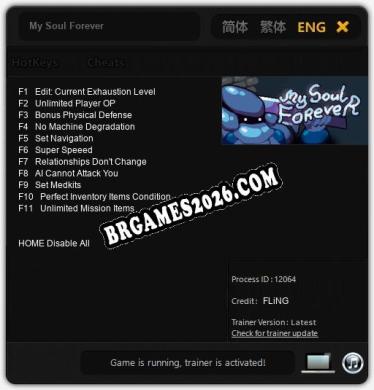 My Soul Forever: Cheats, Trainer +11 [FLiNG]