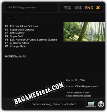 NA-Re След времени: Cheats, Trainer +7 [CheatHappens.com]