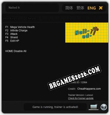 Nailed It - Cheat Trainer +5 [Edição CheatHappens.com]