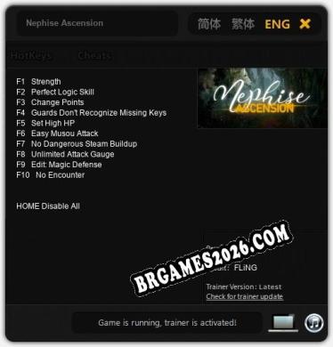 Cheats e trainer Nephise Ascension +10 [Verificado funcionando]