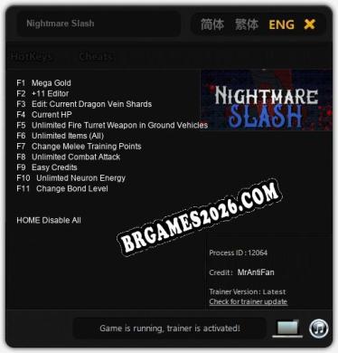 Nightmare Slash: Trainer +11 [v1.8]