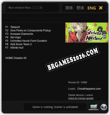 Non-violent Hero 非暴力系勇者！ - Cheat Trainer +7 [Edição CheatHappens.com]