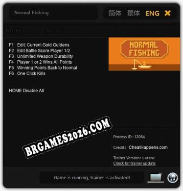 Normal Fishing: Trainer Gratuito (+6 cheats)
