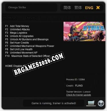 Omega Strike: TRAINER E CHEATS (V1.0.94)