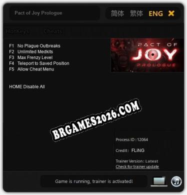 Pact of Joy Prologue - Cheat Trainer +5 [Edição FLiNG]