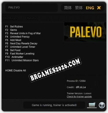 PALEVO - Cheat Trainer +11 [Edição dR.oLLe]