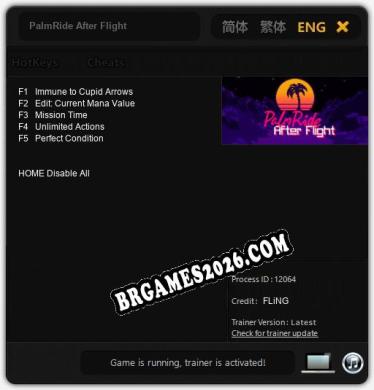 PalmRide After Flight: Cheats, Trainer +5 [FLiNG]