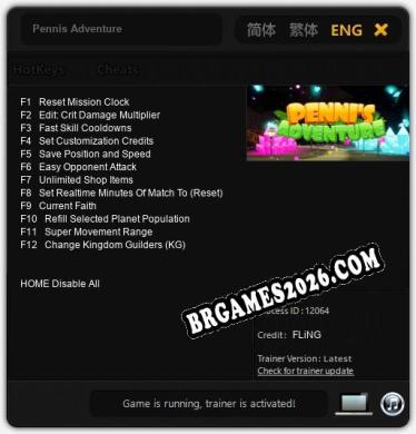 Pennis Adventure Trainer +12 by FLiNG [Última versão]