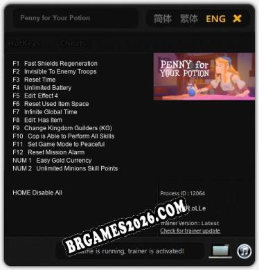 Trainer para Penny for Your Potion [v1.0.4]