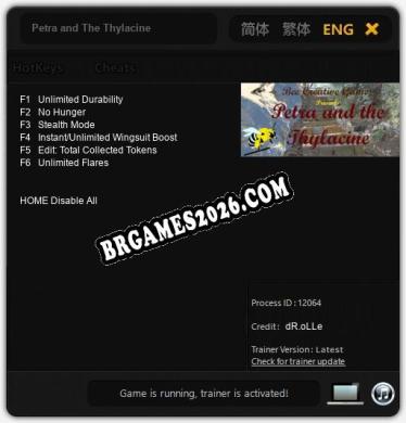 Petra and The Thylacine: Cheats, Trainer +6 [dR.oLLe]