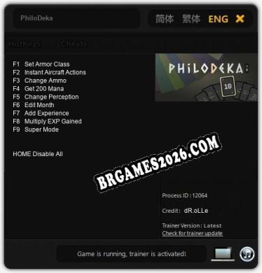 Cheats PhiloDeka - Trainer v1.6 por dR.oLLe