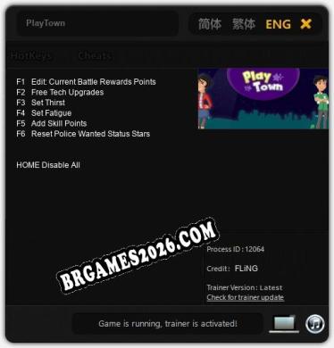 Cheats e trainer PlayTown +6 [Verificado funcionando]