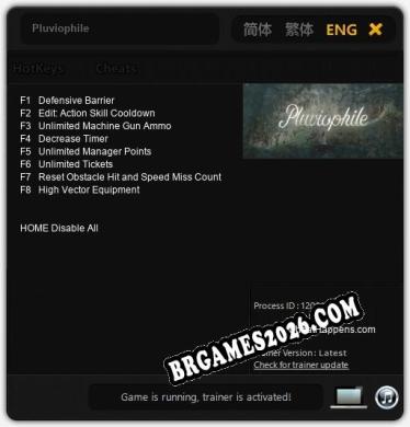 Pluviophile: TRAINER E CHEATS (V1.0.77)