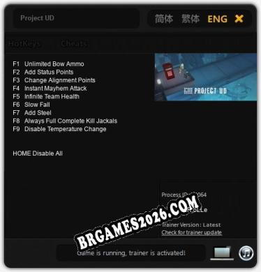 Project UD - Trainer Funcional +9 funções