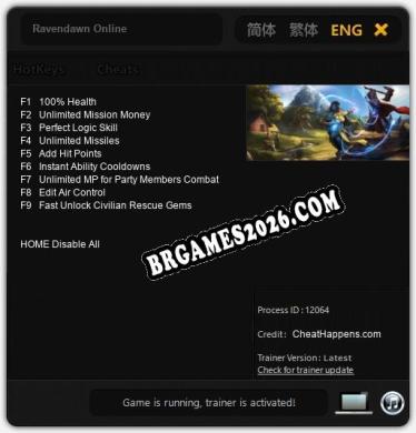 Ravendawn Online: Trainer Completo (v3.0.65)