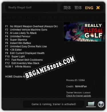 Really Illegal Golf: Cheats, Trainer +13 [MrAntiFan]