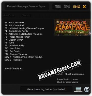 Redneck Rampage Possum Bayou - Trainer Funcional +14 funções