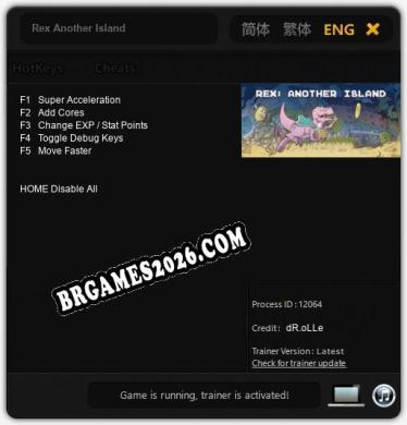 Trainer Rex Another Island [PC] - 5 funções ativas