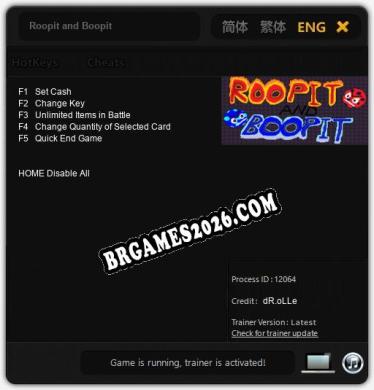 Roopit and Boopit: Trainer +5 [v1.8]