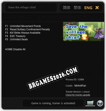 Save the village chief Trainer +5 by MrAntiFan [Última versão]